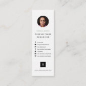 木々の森パターン |庭師の名刺 スキニー名刺 (裏面)