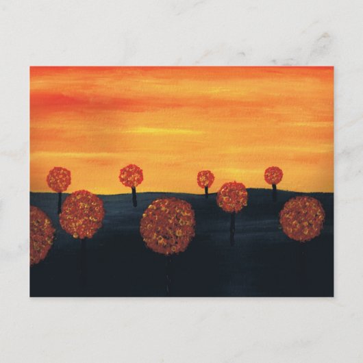 木々の畑 ポストカード (正面)