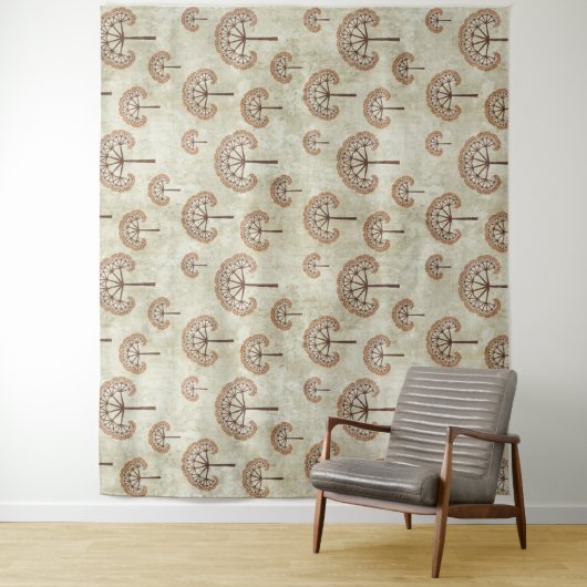 木々の秋の装飾用クッションタペストリー タペストリー (インサイチュ)