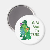 木々の緑のスローガン マグネット (正面/裏面)