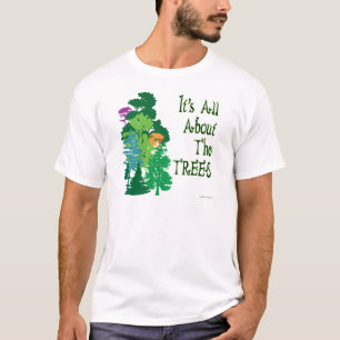 木々の緑のスローガン Tシャツ