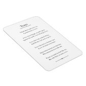 木々の詩Kilmer詩感動的引用文 マグネット (右側)