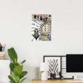 「木々の間から聞こえる音」 ポスター (ホームオフィス)