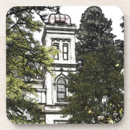 木々の間のサンクチュアリPlastic Coaster コースター