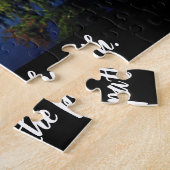 木々の間の最初の貯水池やる気を起こさせる ジグソーパズル (側面)