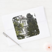 木々の間の聖域 スクエアシール (封筒)