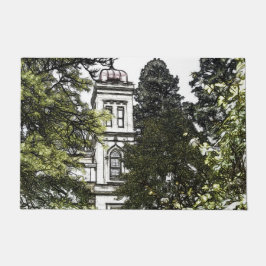 木々の間の聖域 ドアマット