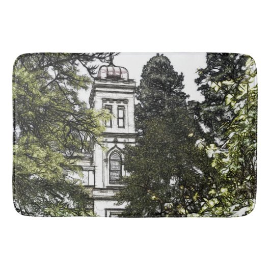 木々の間の聖域 バスマット (正面)