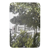 木々の間の聖域 バスマット (正面縦)