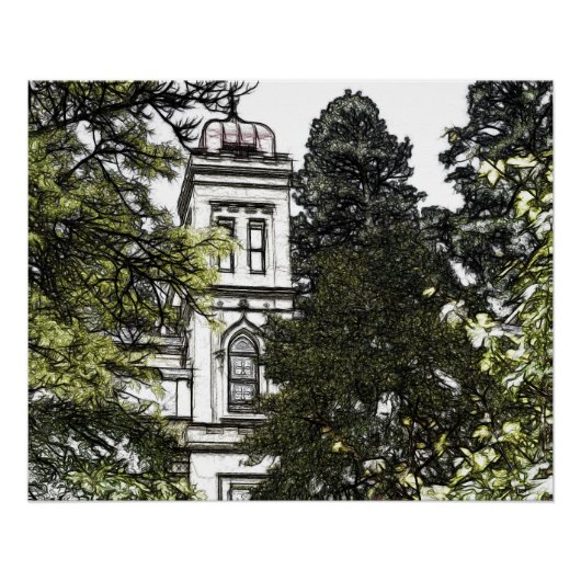 木々の間の聖域 ポスター (正面)