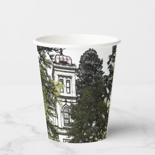 木々の間の聖域 紙コップ (正面)