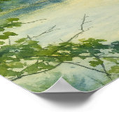 木々の間を覗き込む ポスター (角)