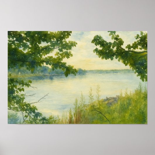 木々の間を覗き込む ポスター (正面)