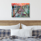 木々の間を キャンバスプリント (インサイチュ (寝室))