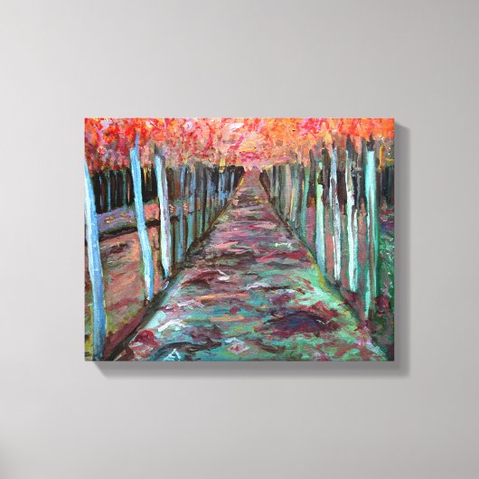 木々の間を キャンバスプリント (正面)