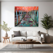 木々の間を キャンバスプリント