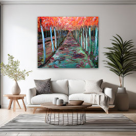 木々の間を キャンバスプリント