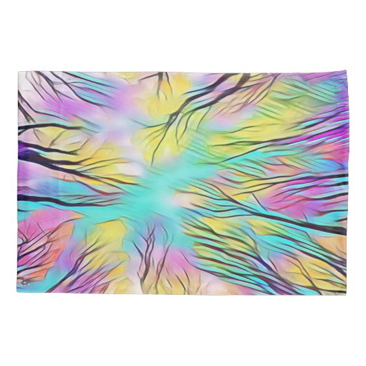 木々の間を 枕カバー (裏面-左)