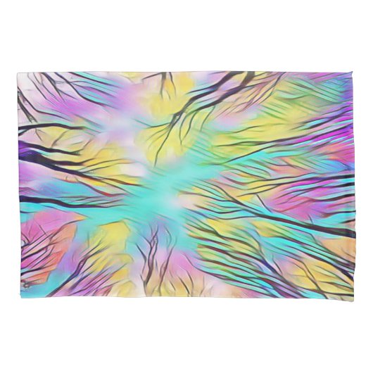 木々の間を 枕カバー (正面左)