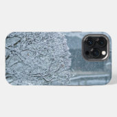 木々の雪景色 iPhoneケース (裏面横)