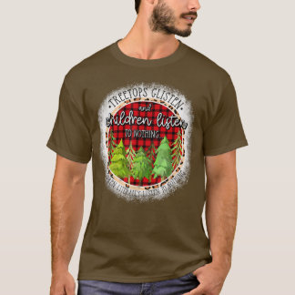 木々は何もChに耳を聞傾けて子供たち Tシャツ