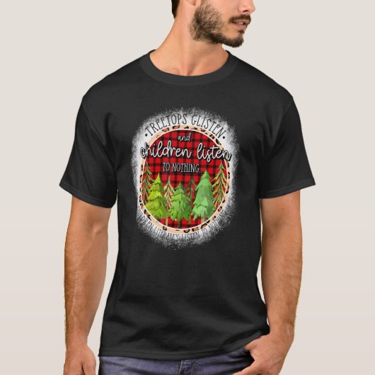 木々は何もChに耳を聞傾けて子供たち Tシャツ (正面)