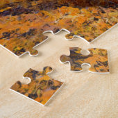 木々は木陰に光のまわりにが溢れる ジグソーパズル (側面)