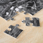 木々は目ボブキャットとフクロウのジグソーパズル ジグソーパズル (側面)