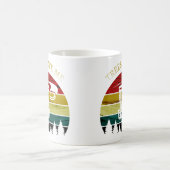木々は私を愛して – おもしろいディスクゴルフ コーヒーマグカップ (中央)