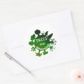 木々は素晴らしい ラウンドシール (封筒)