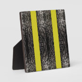 木々は黄色に染まる フォトプラーク (正面)