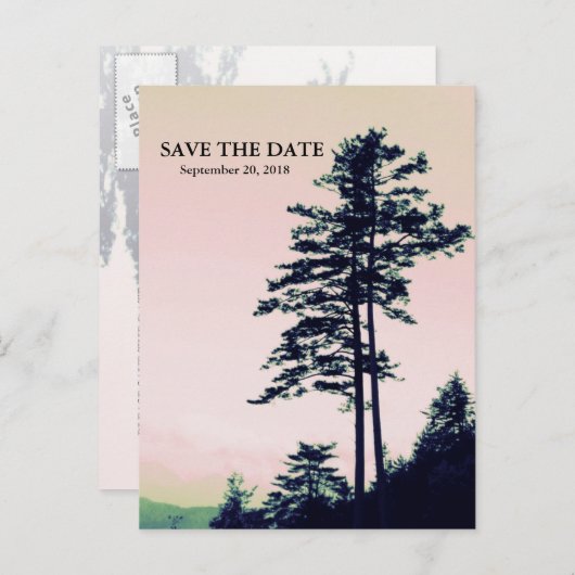 木々はL祝の自然を保存 案内ポストカード (正面/裏面)