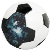 木々を通して輝く美しい月の光 サッカーボール (3/4)