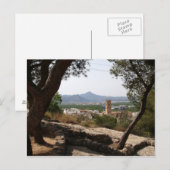 木々を通る窓。 ポストカード (正面/裏面)