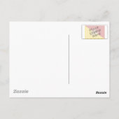 木々越しに見るエトナ山の煙 ポストカード (裏面)