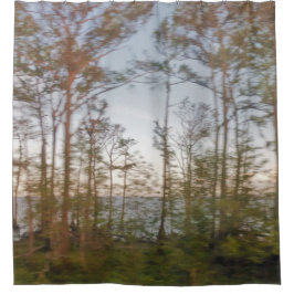 「木々」 シャワーカーテン