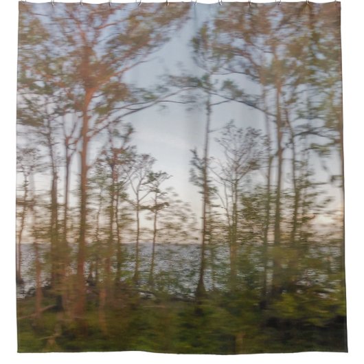 「木々」 シャワーカーテン (正面)