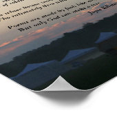 木々、ジョイス・キルマーの詩 ポスター (角)