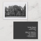 木々，ブートパーク，カーディフ 名刺 (正面/裏面)