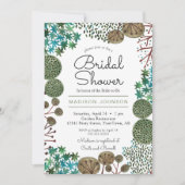 木々 森 林 | ブライダルシャワー | 招待状 (正面)