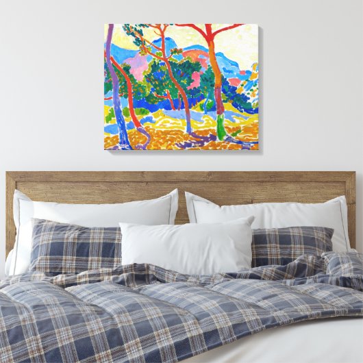木々 | Andre Derain | キャンバスプリント (インサイチュ (寝室))