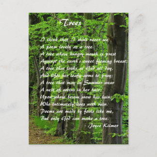木々by: Joyce Klimer ポストカード