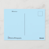 木おもしろいのヤギ ポストカード (裏面)