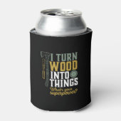 木おもしろい材を物に変える大工さん 缶クーラー (缶正面)