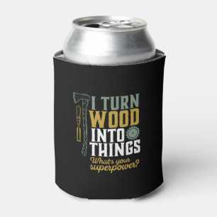 木おもしろい材を物に変える大工さん 缶クーラー