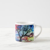 木およびインク透明な層 エスプレッソカップ (右)