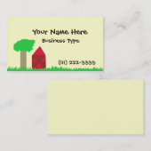 木および家 名刺 (正面/裏面)