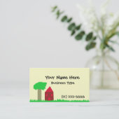 木および家 名刺 (スタンド正面)