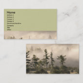 木および霧 名刺 (正面/裏面)