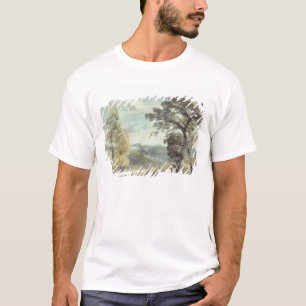 木およびDistanのジョン・コンスタブル の景色 Tシャツ